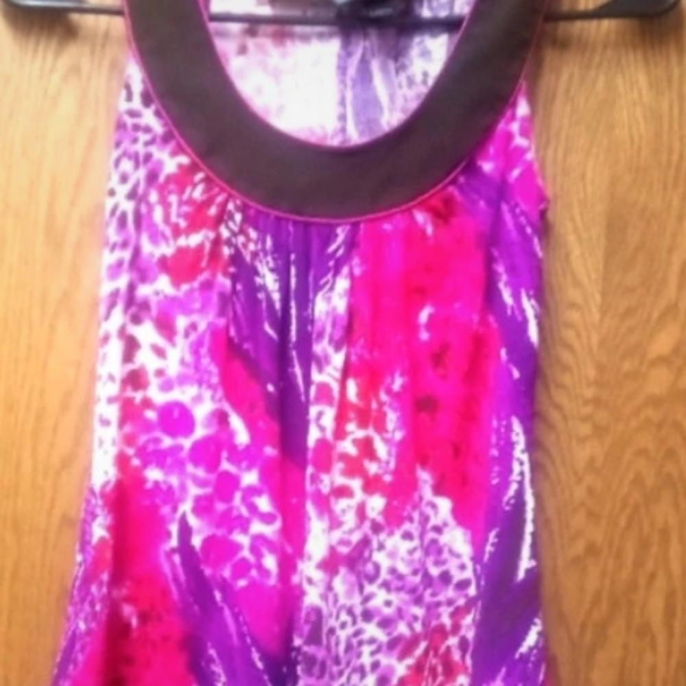 Byer California Pink and Purple Tank Top